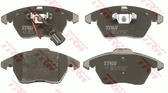 Brake Pad Set, disc brake TRW Braking 