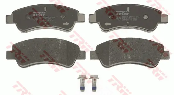 Brake Pad Set, disc brake TRW Braking 