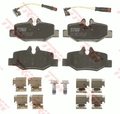 Brake Pad Set, disc brake TRW Braking 