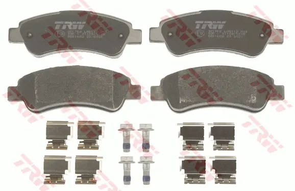 Brake Pad Set, disc brake TRW Braking 