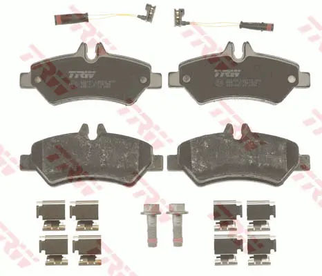 Brake Pad Set, disc brake TRW Braking 