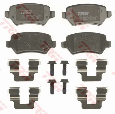 Brake Pad Set, disc brake TRW Braking 