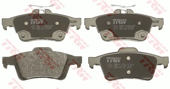 Brake Pad Set, disc brake TRW Braking 