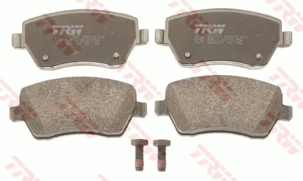 Brake Pad Set, disc brake TRW Braking 