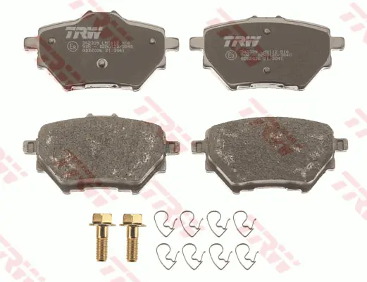 Brake Pad Set, disc brake TRW Braking 