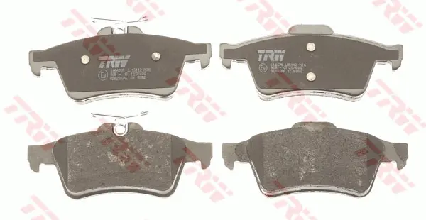 Brake Pad Set, disc brake TRW Braking 