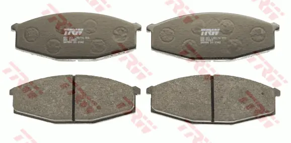 Brake Pad Set, disc brake TRW Braking 
