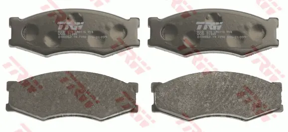 Brake Pad Set, disc brake TRW Braking 