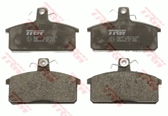Brake Pad Set, disc brake TRW Braking 
