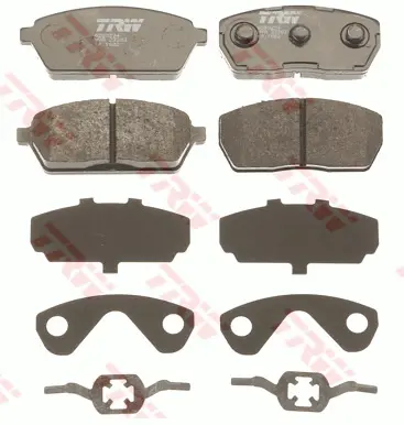 Brake Pad Set, disc brake TRW Braking 