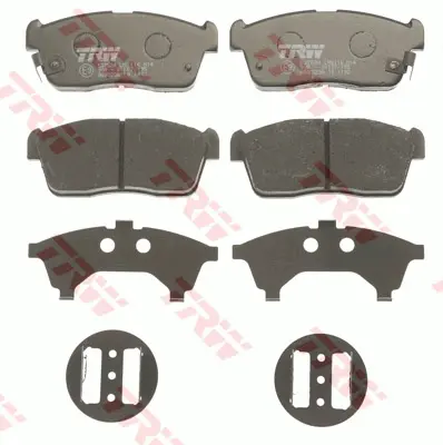 Brake Pad Set, disc brake TRW Braking 