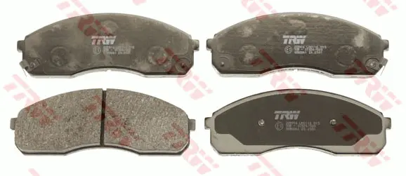 Brake Pad Set, disc brake TRW Braking 
