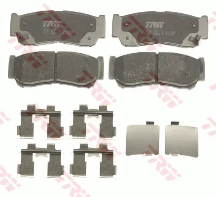 Brake Pad Set, disc brake TRW Braking 
