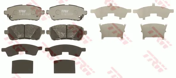 Brake Pad Set, disc brake TRW Braking 