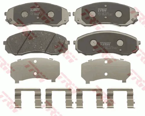 Brake Pad Set, disc brake TRW Braking 