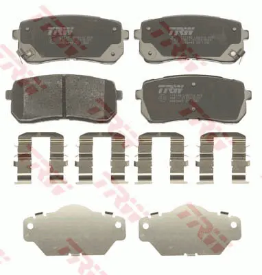 Brake Pad Set, disc brake TRW Braking 