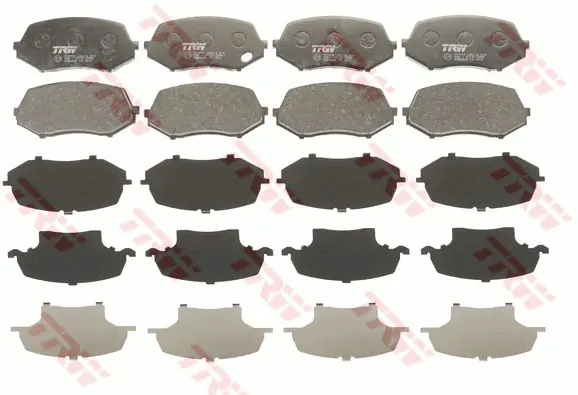 Brake Pad Set, disc brake TRW Braking 