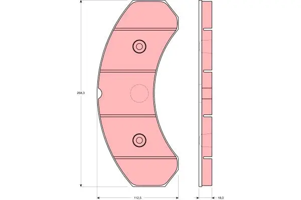 Brake Pad Set disc brake PROEQUIP 