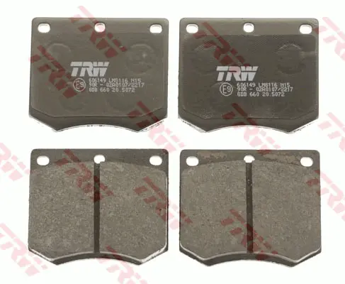 Brake Pad Set, disc brake TRW Braking 