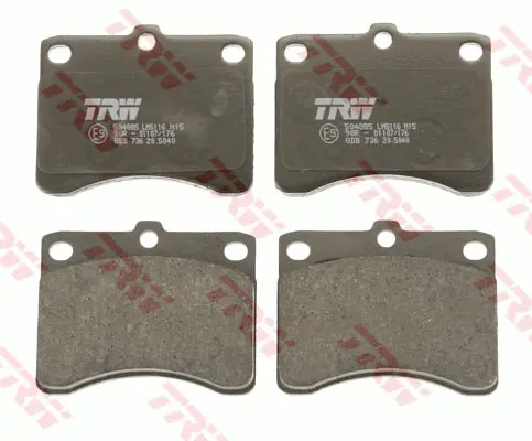 Brake Pad Set, disc brake TRW Braking 