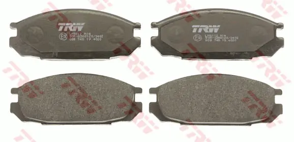 Brake Pad Set, disc brake TRW Braking 