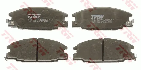 Brake Pad Set, disc brake TRW Braking 