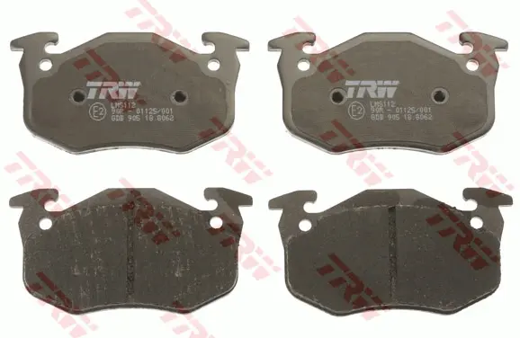 Brake Pad Set, disc brake TRW Braking 