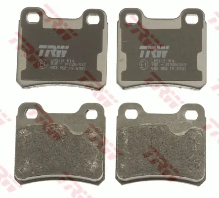 Brake Pad Set, disc brake TRW Braking 