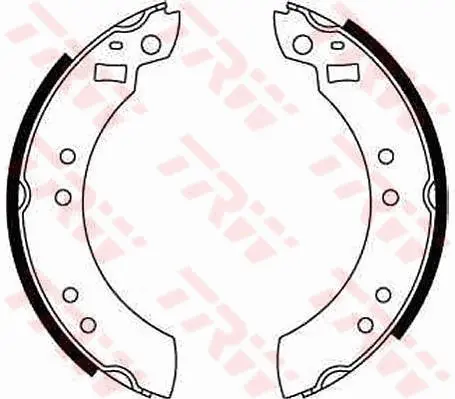 Brake Shoe Set TRW Braking 
