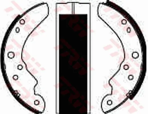 Brake Shoe Set TRW Braking 