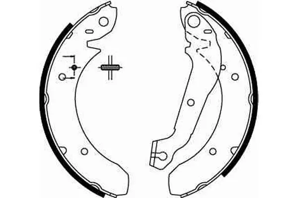 Brake Shoe Set TRW Braking 