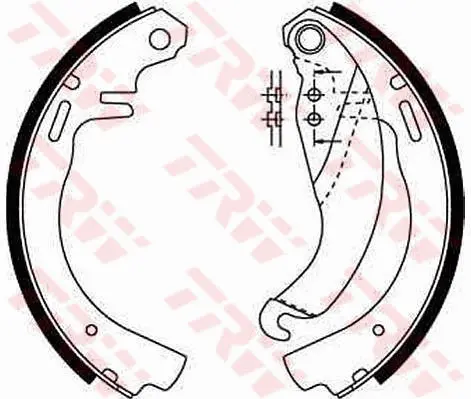 Brake Shoe Set TRW Braking 