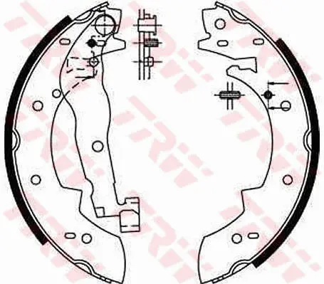 Brake Shoe Set TRW Braking 
