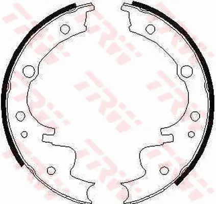 Brake Shoe Set TRW Braking 