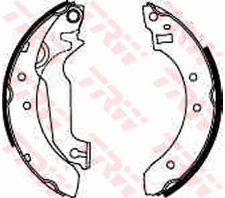 Brake Shoe Set TRW Braking 