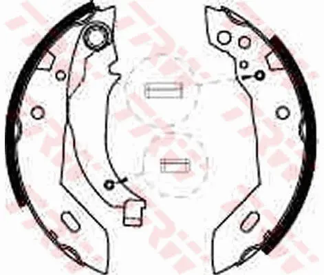 Brake Shoe Set TRW Braking 