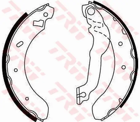 Brake Shoe Set TRW Braking 