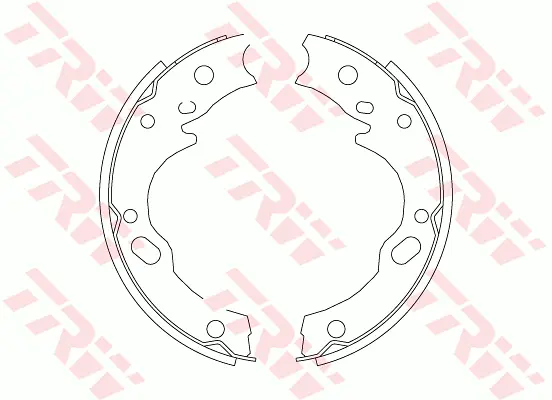 Brake Shoe Set, parking brake TRW Braking 