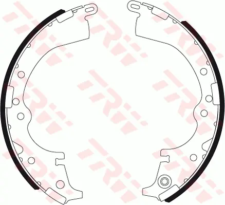 Brake Shoe Set TRW Braking 