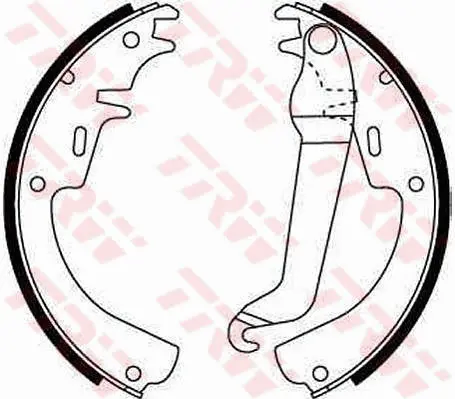 Brake Shoe Set TRW Braking 