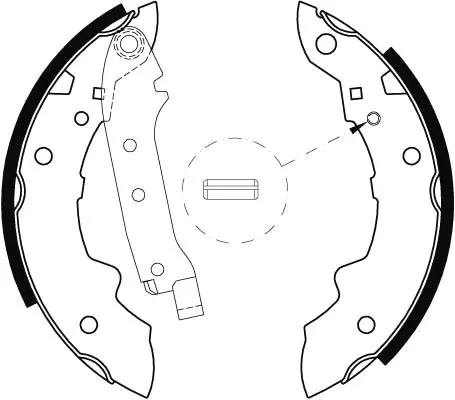 Brake Shoe Set TRW Braking 