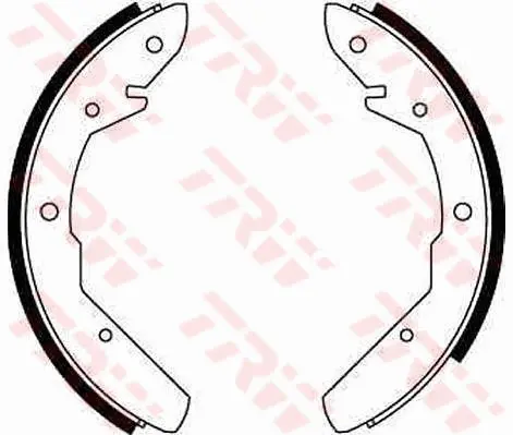 Brake Shoe Set TRW Braking 