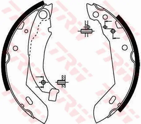 Brake Shoe Set TRW Braking 