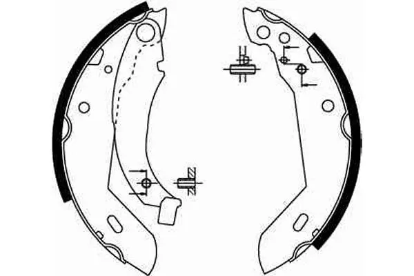 Brake Shoe Set TRW Braking 