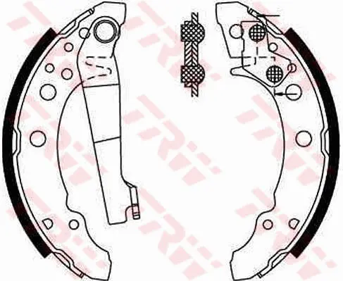 Brake Shoe Set TRW Braking 