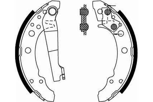 Brake Shoe Set TRW Braking 