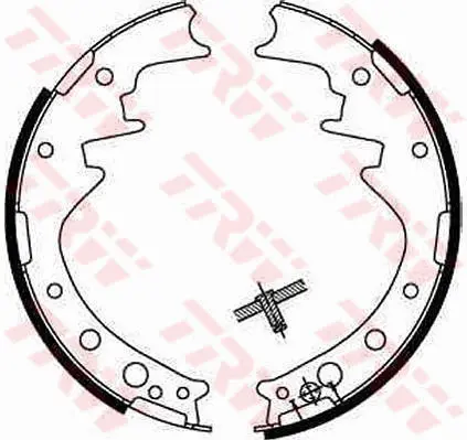Brake Shoe Set TRW Braking 