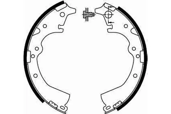 Brake Shoe Set TRW Braking 