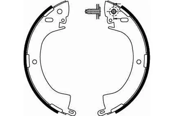Brake Shoe Set TRW Braking 
