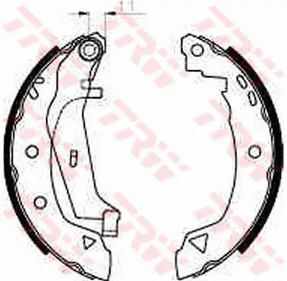 Brake Shoe Set TRW Braking 